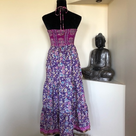 NWOT Maeve Purple Silk Maxi Dress - Small - Picture 11 of 14